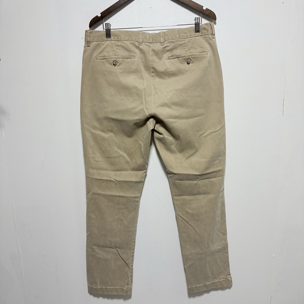 Tommy Bahama Pants Mens 36 X 32 Tan Khaki Chino Cotton Stretch Straight Leg - Picture 5 of 8